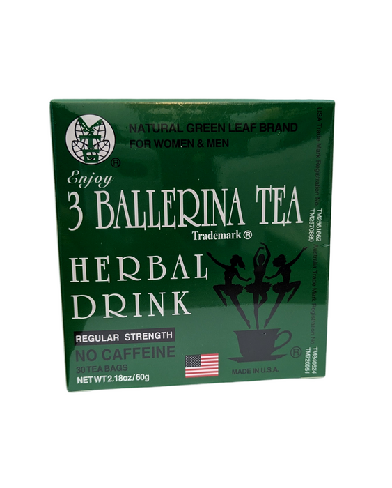 3 Ballerina Tea Herbal Drink Regular Strength