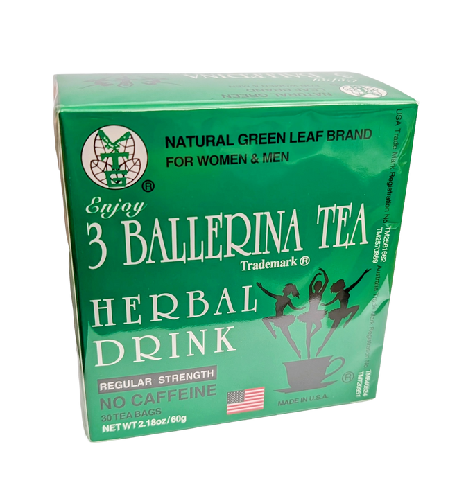 3 Ballerina Tea Herbal Drink Regular Strength - Herbal Products Direct