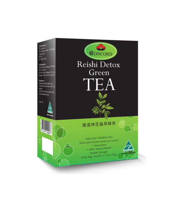 Concord Reishi Detox Green Tea - ORGANIC HERBAL TEA from Concord - Herbal Products Direct