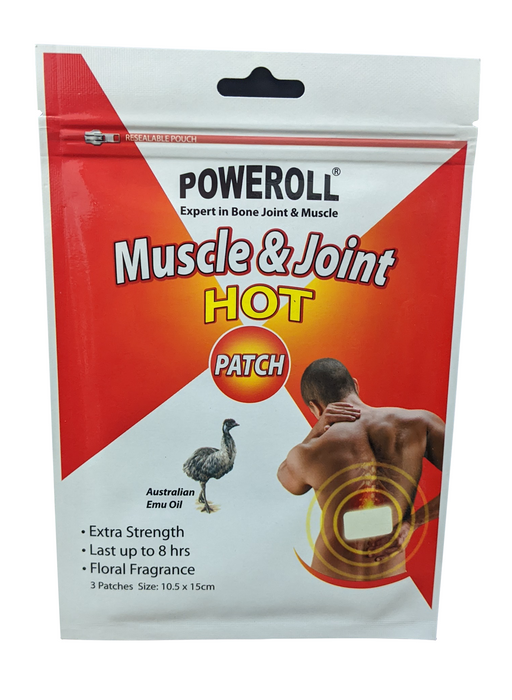 Poweroll Muscle & Joint Patch - Australian Emu Oil
