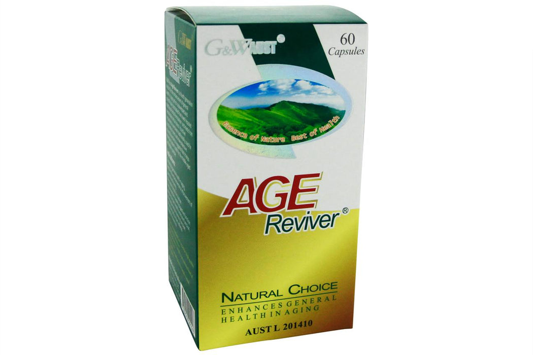 Age Reviver - G&W Aust - Australian Made from G&W Aust - Herbal Products Direct